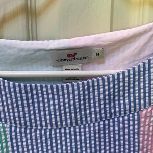 Never worn (no tags) seersucker vineyard vines